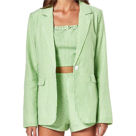 Charlie Holiday Women’s Green Blazer - Picture 1 of 7